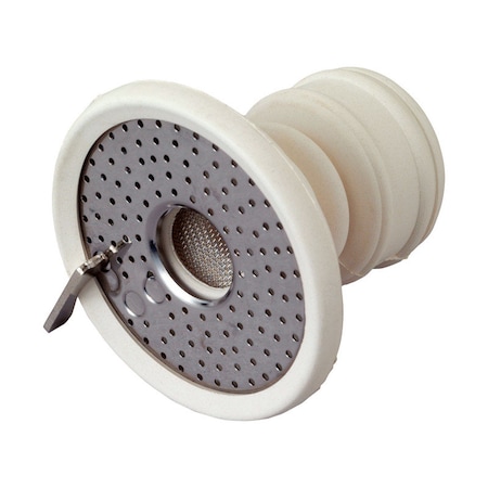 Brasscraft 2.2 gpm, Chrome and White, Rubber and Stainless Steel, For SF0080